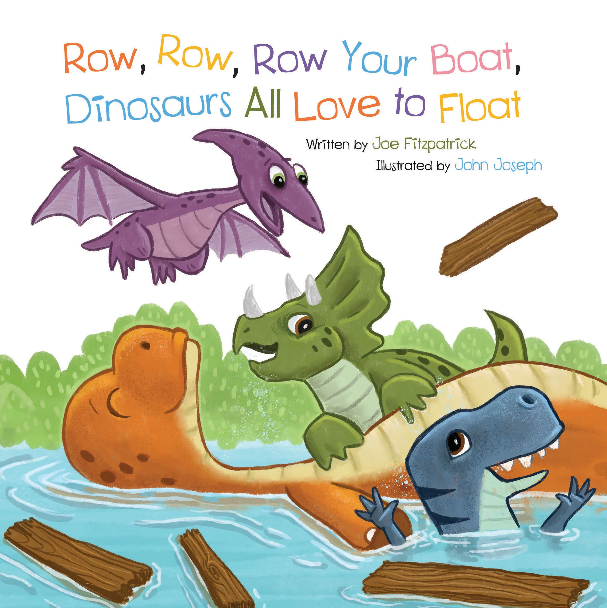 Row Row Row Your Boat, Dinosaurs All Love To Float